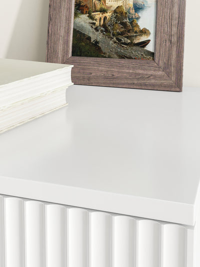Elba 5-Drawer Chest – White Matte
