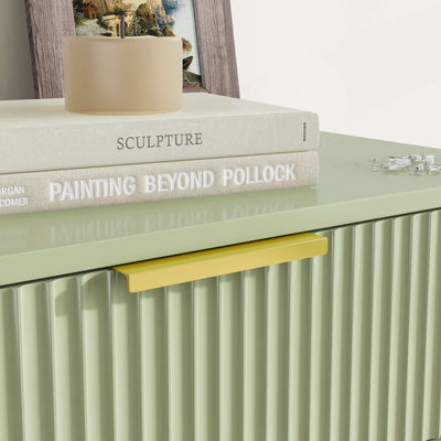 Elba 5-Drawer Chest – Green Matte