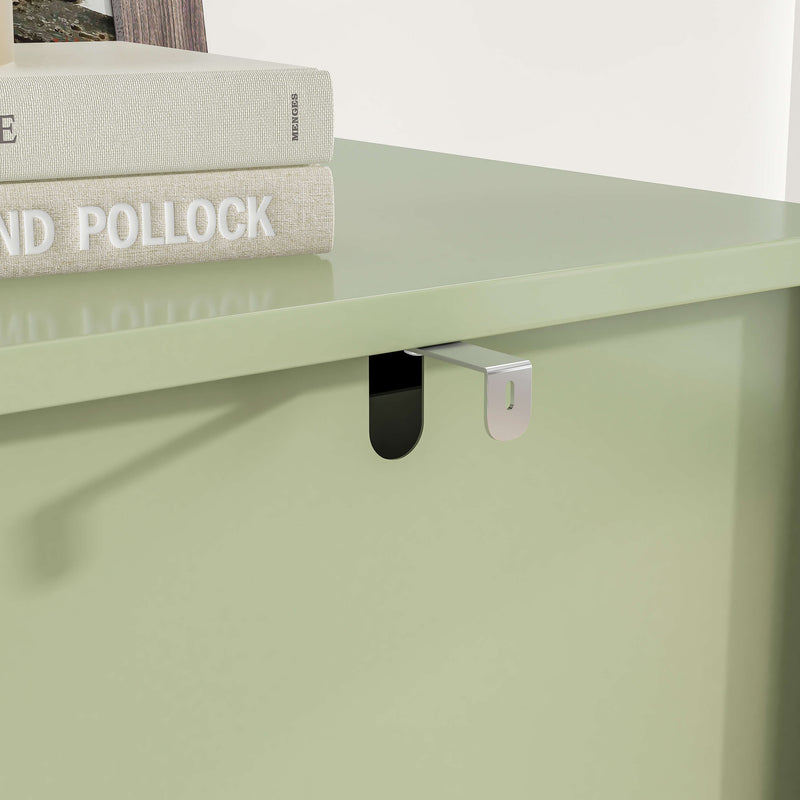 Elba 5-Drawer Chest – Green Matte