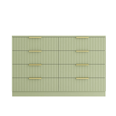 Elba 8-Drawer Chest – Green Matte