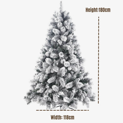 Wintry Majesty Deluxe Christmas Tree - 180cm (6Ft)