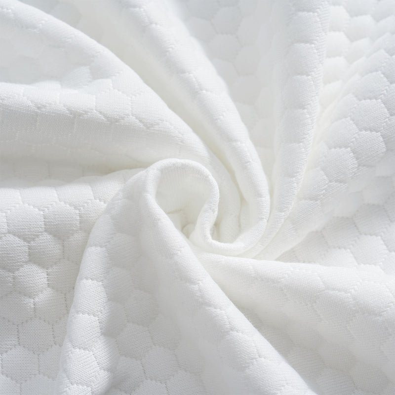 Breathable memory foam pillow styled on a bed in a New Zealand home

