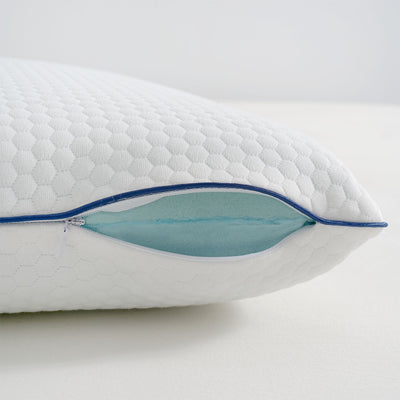 Cooling and breathable memory foam pillow ideal for hot sleepers

