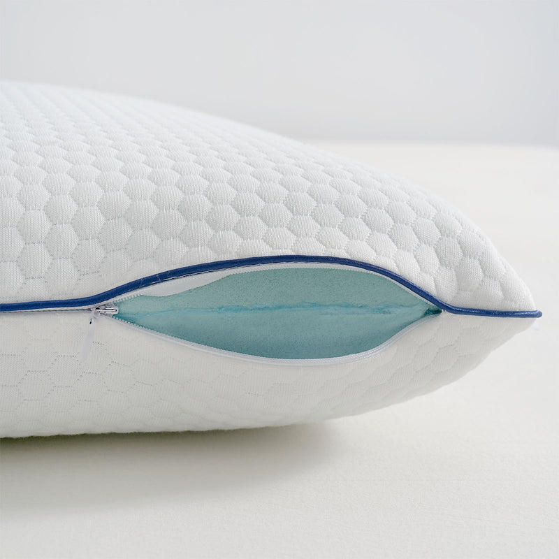 Cooling and breathable memory foam pillow ideal for hot sleepers

