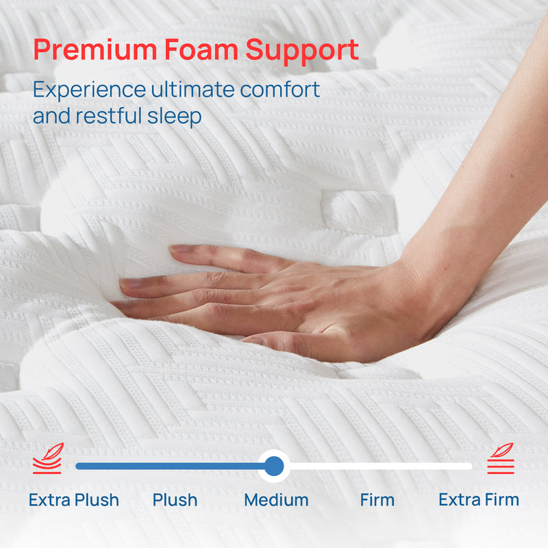 Desmond Signature Sleep Bundle - Single Mattress + Walnut Bed Frame