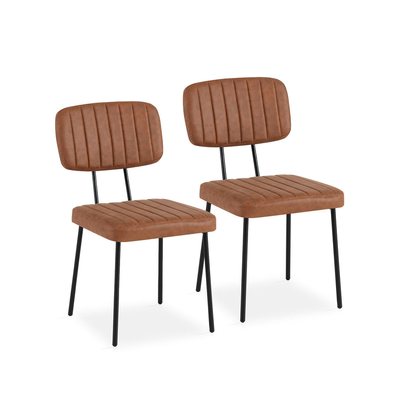 Set of 2 dining chairs suitable for any dining space

