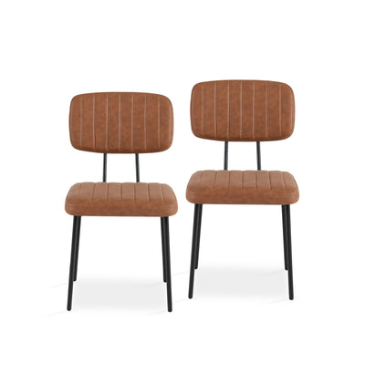 Compact and elegant dining chair set of 2
