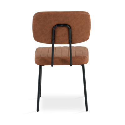 Ready-to-use dining chairs, set of 2 – versatile design

