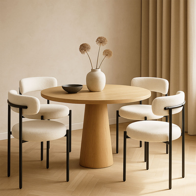 Elegant white dining chair set – ideal for any interior
