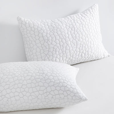Eco-friendly packaging for shredded foam pillow set of 2

