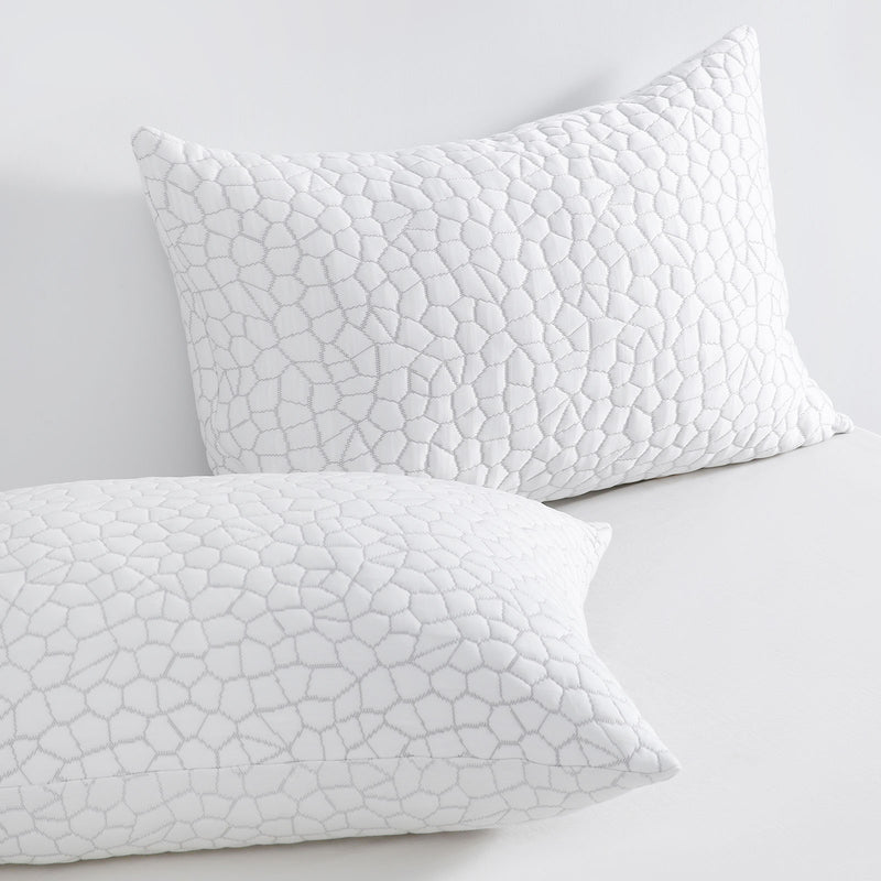 Eco-friendly packaging for shredded foam pillow set of 2

