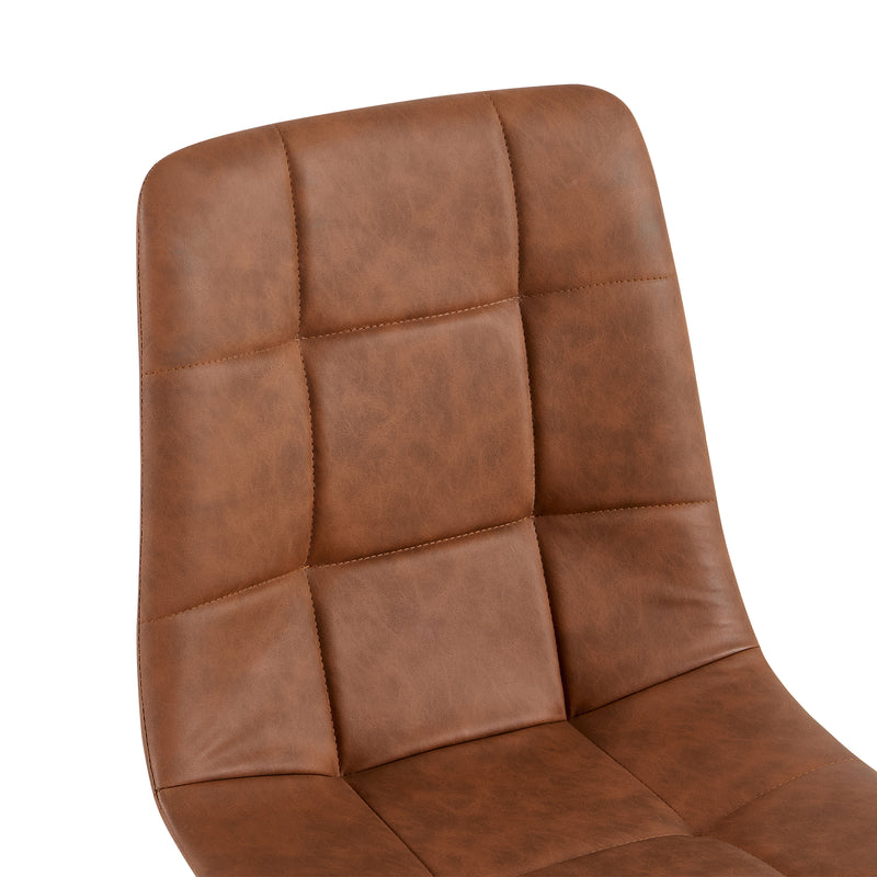 Faux leather dining chairs – easy to clean and maintain