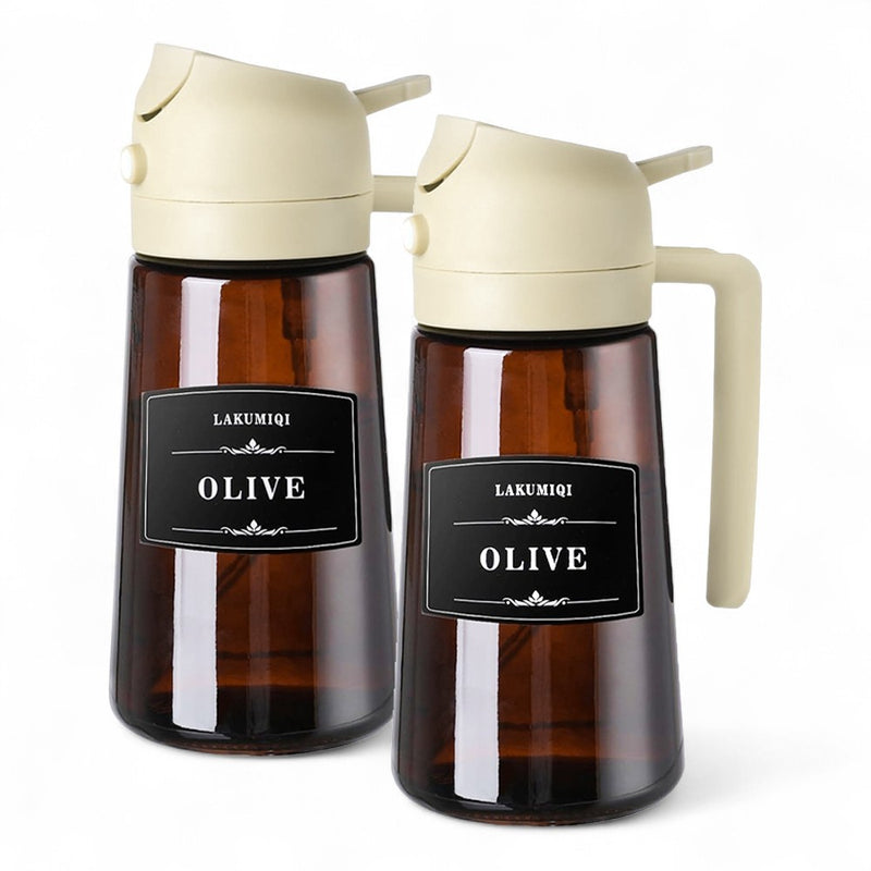 2-in-1 Oil Dispenser & Sprayer (Set of 2)
