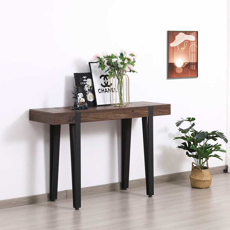 Alternate side view of console table highlighting minimal profile – NZ online furniture