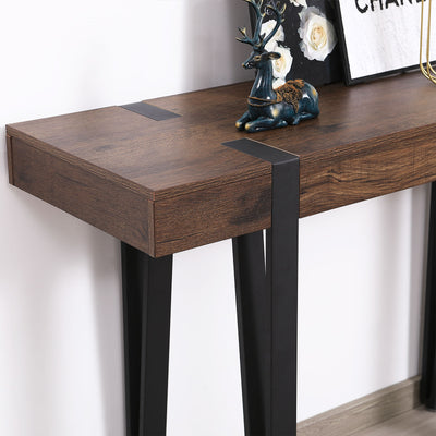 Close-up of upper section on console table showing smooth finish – for NZ home styling