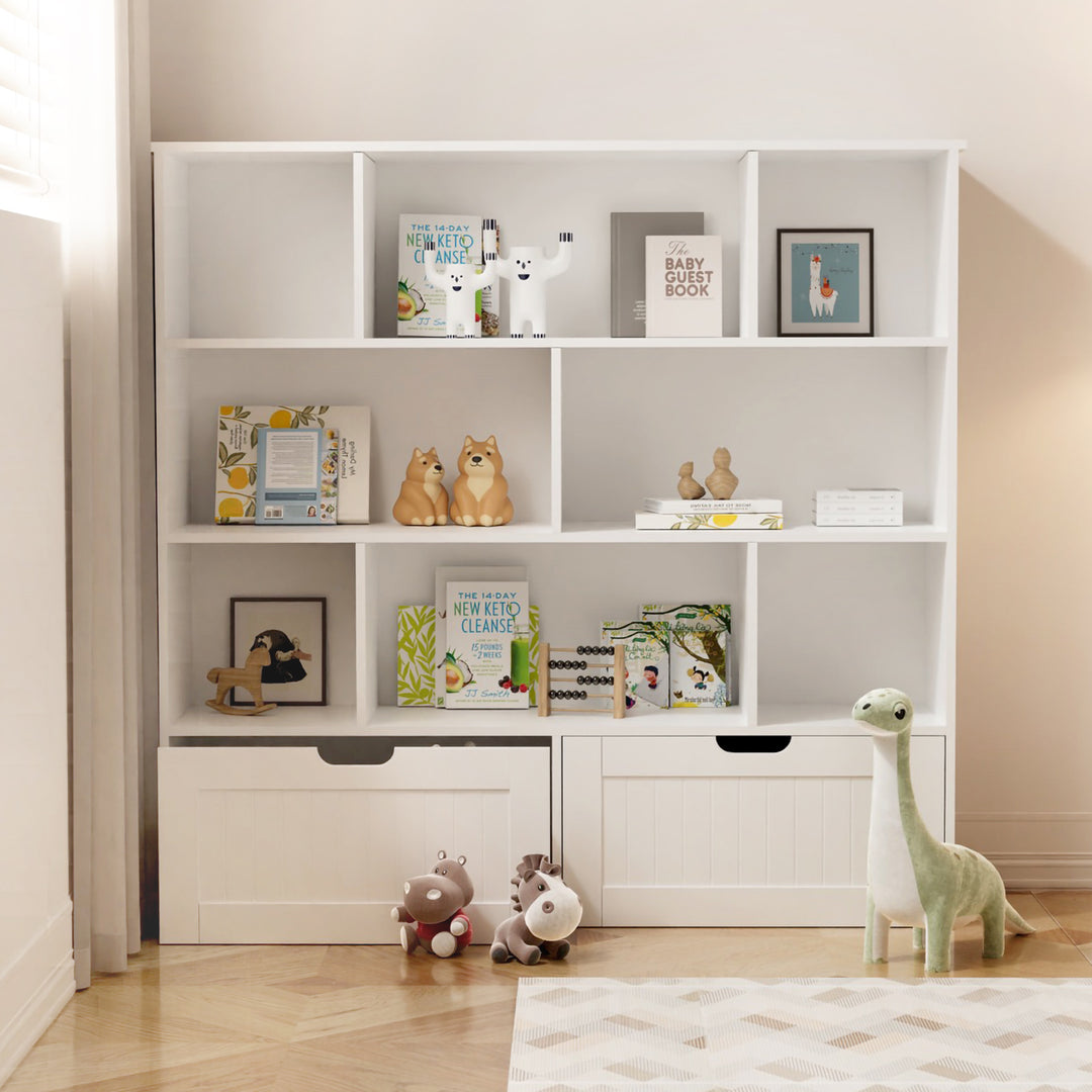 Drawers Toy Storage Bookcase Unit Multi-layer Drawer Type Storage