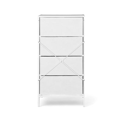 Vertical storage solution with four drawers, designed for compact NZ spaces.