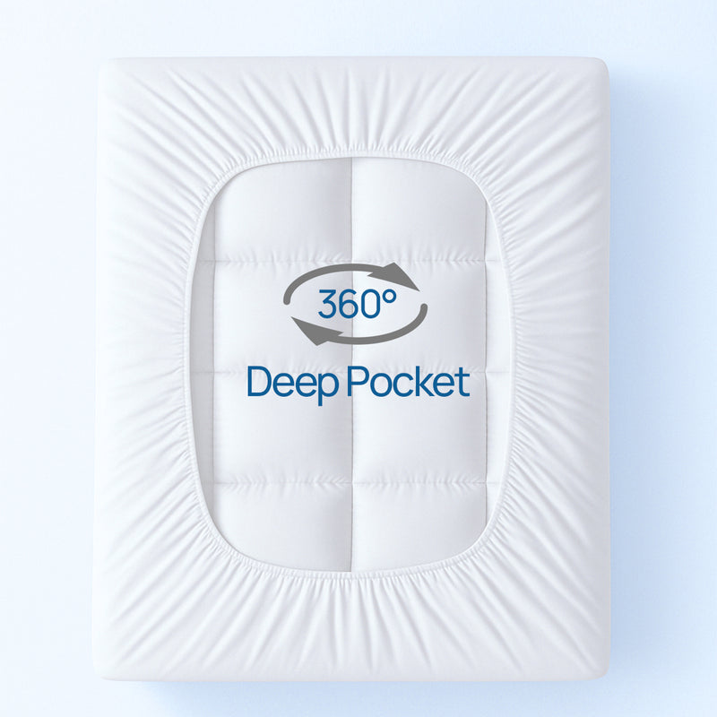 Deep pocket mattress protector – snug fit for thick mattresses in NZ