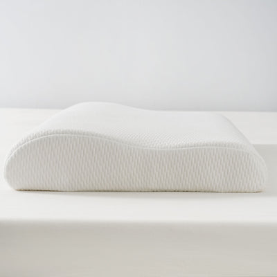 Inner memory foam core of neck pillow providing firm yet gentle support

