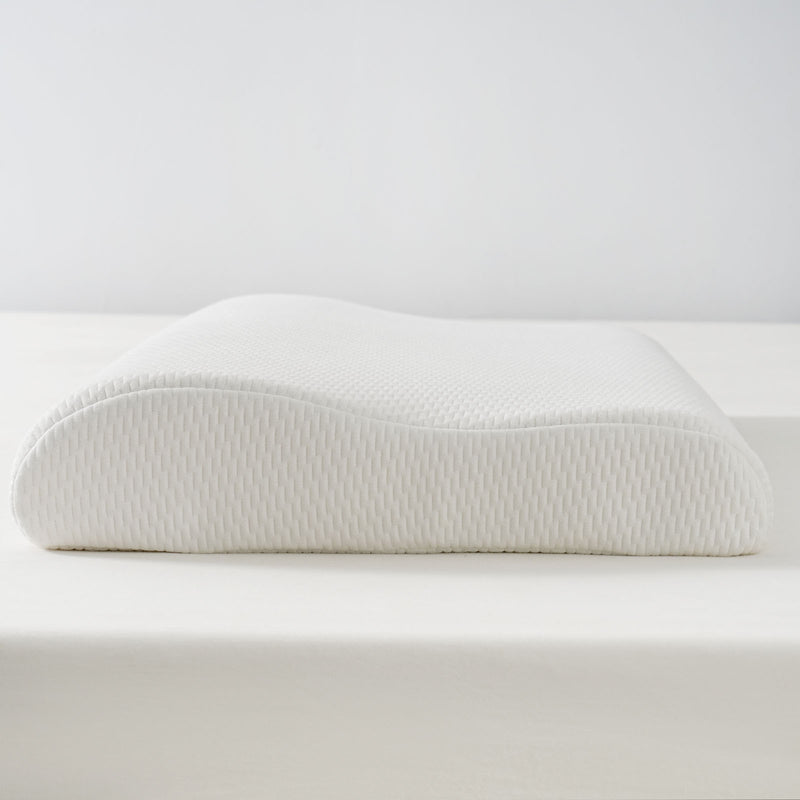 Inner memory foam core of neck pillow providing firm yet gentle support

