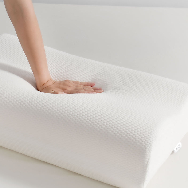 Close-up of soft, removable and machine-washable pillow cover
