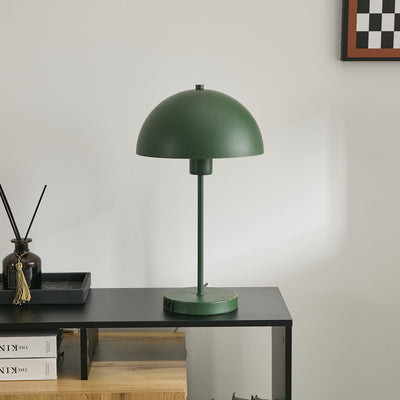 Green metal table lamp with dome shade – stylish lighting for NZ homes