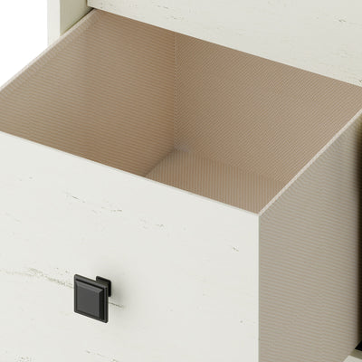  Open drawer of Mila 4 Drawer Tall Dresser showing storage space