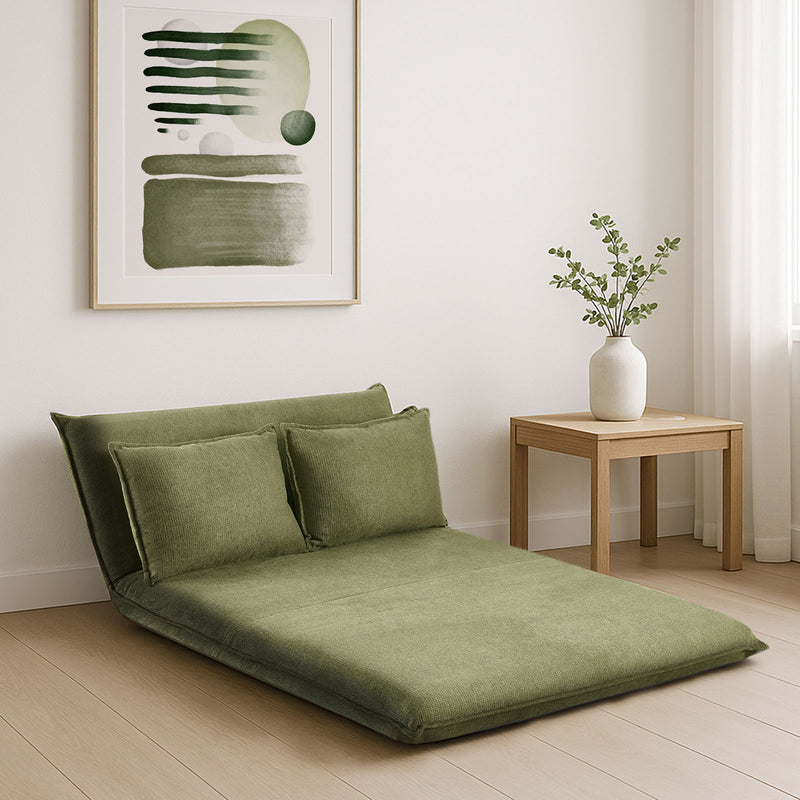 Contemporary dark green sofa bed designed for comfort and versatility in New Zealand.