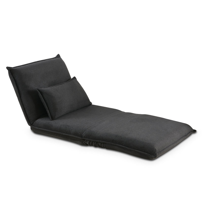 Overlap Sofa Bed Single in dark grey – compact, versatile, and perfect for NZ living.