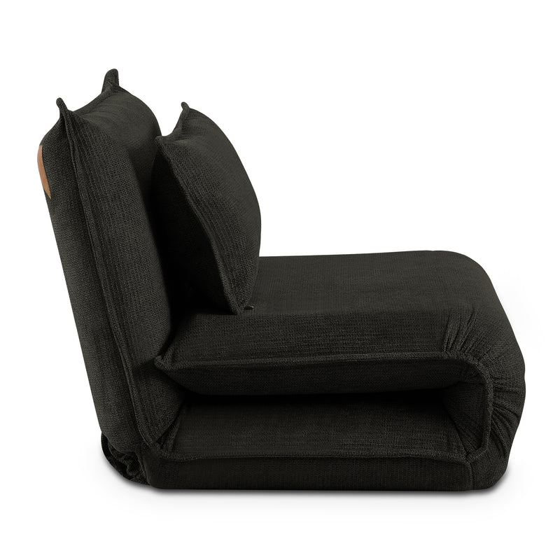 Functional single sofa bed in dark grey, combining comfort and style for NZ homes.