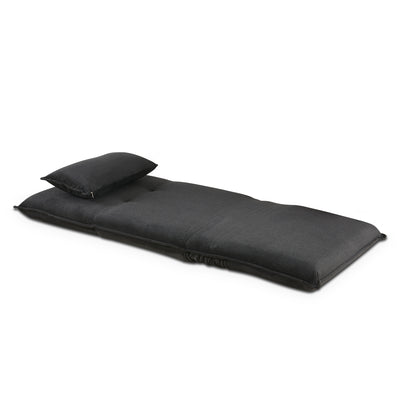 Sleek and durable Overlap Sofa Bed Single in dark grey for modern New Zealand households