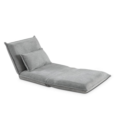 Stylish single sofa bed in light grey, ideal for guest rooms and studio living in NZ.