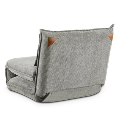 Upholstered Overlap Sofa Bed Single in light grey, versatile and durable for NZ homes.
