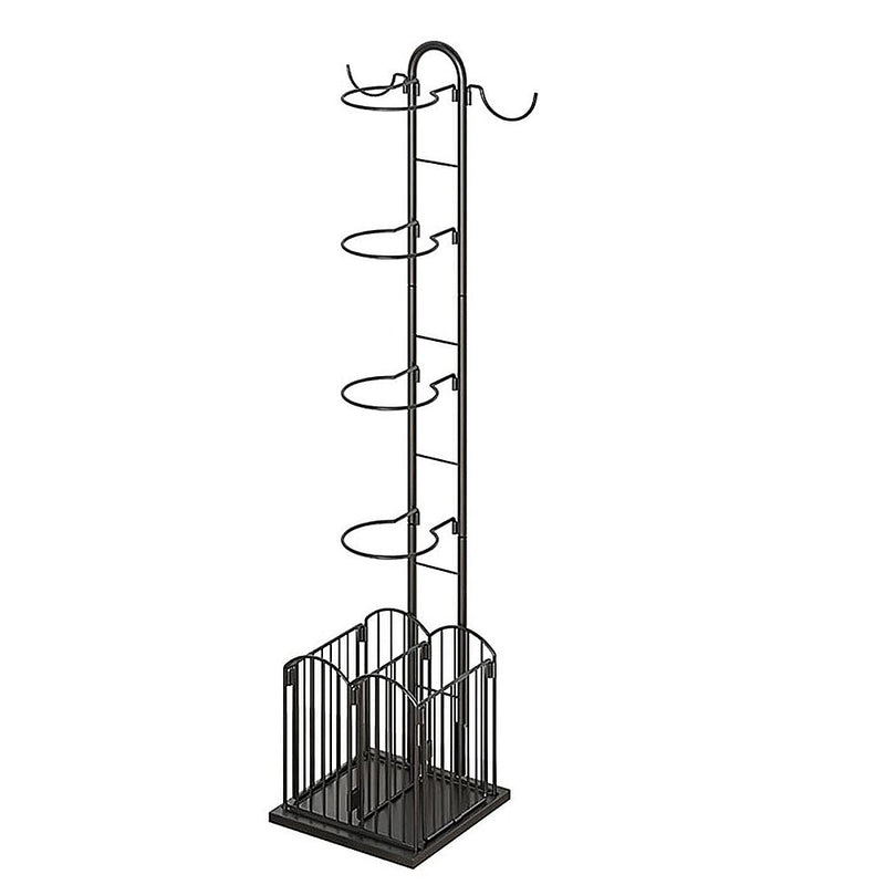 Ball Holder Storage Rack Organiser Black