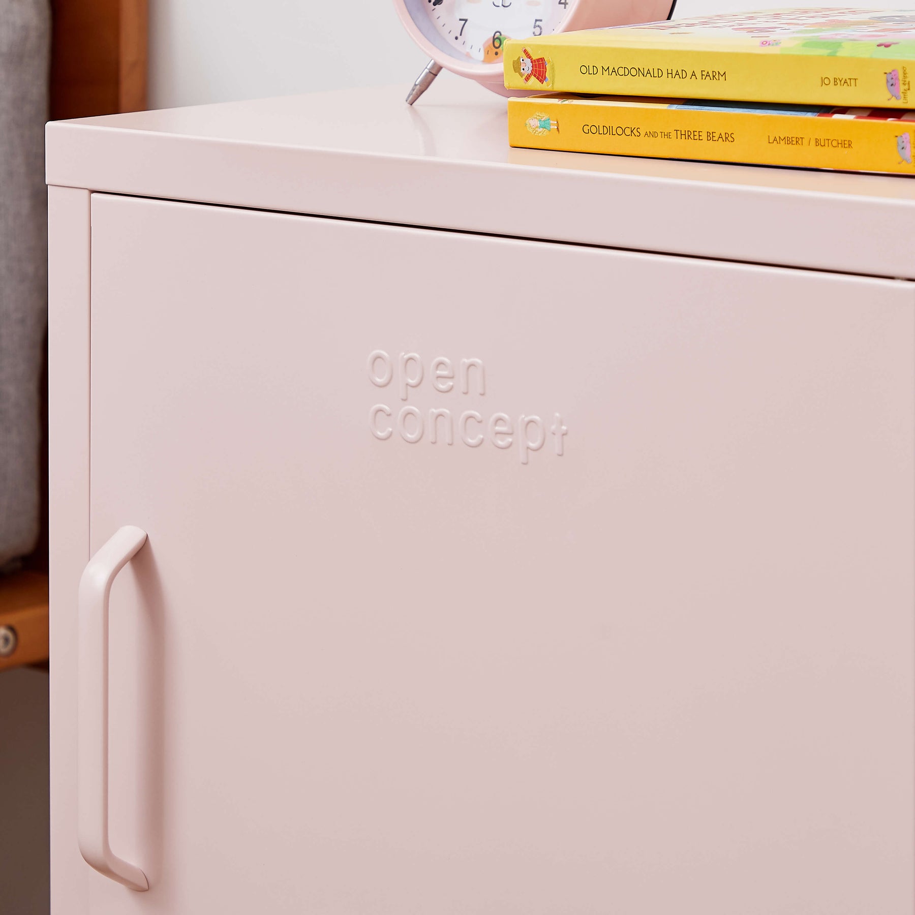 Rainbow Bedside Table Locker - Pink – Space General