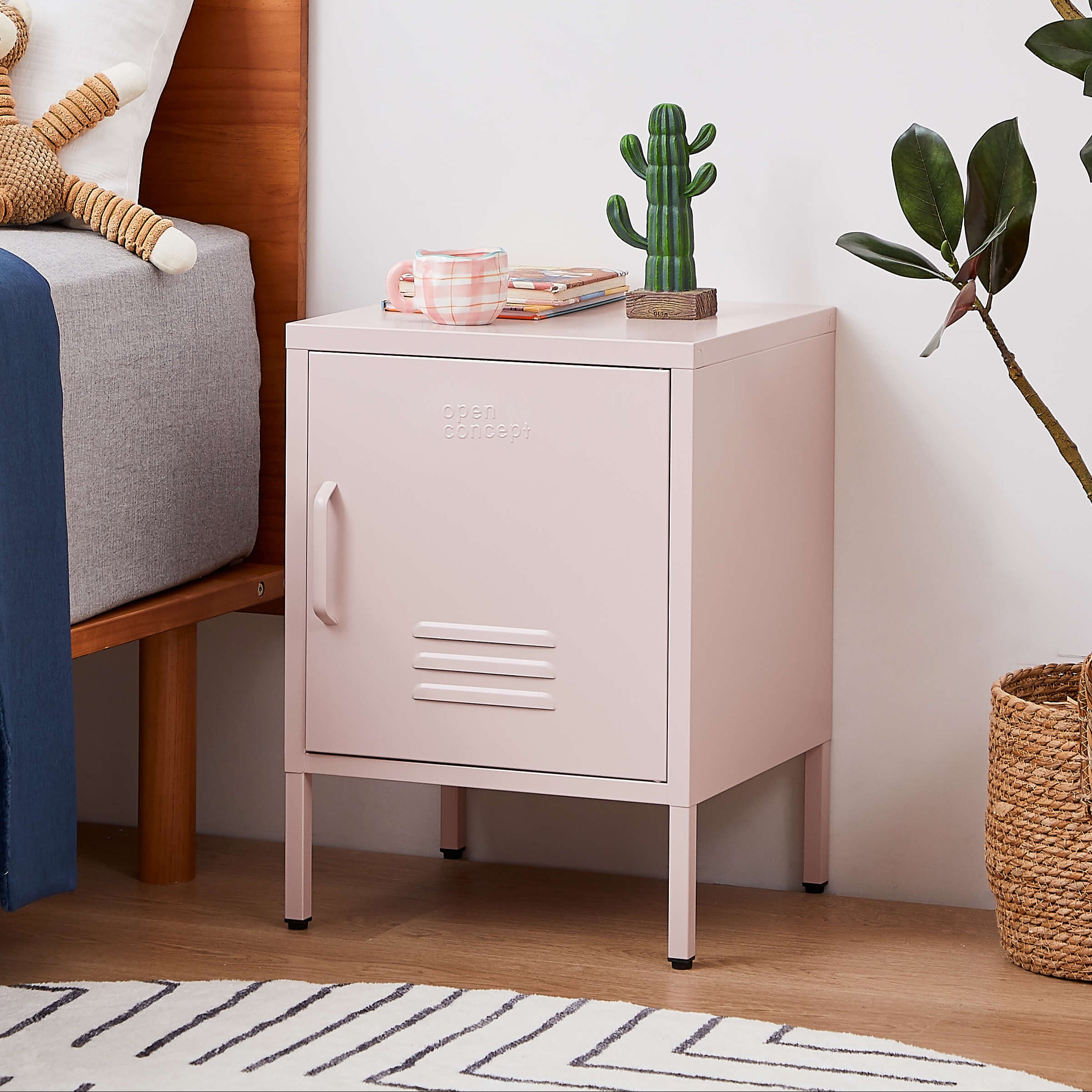 Rainbow Bedside Table Locker - Pink – Space General