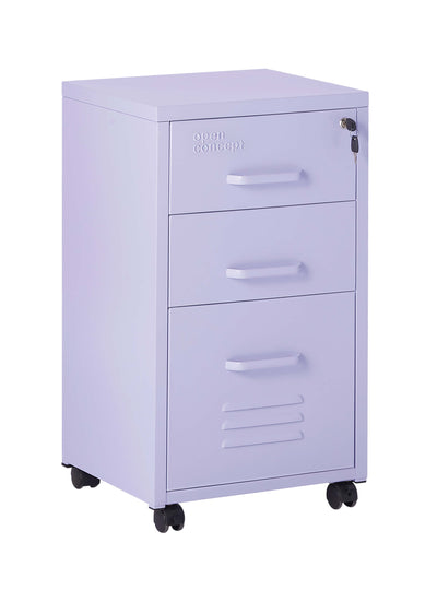 Rainbow File Storage Mobile Cabinet - Purple