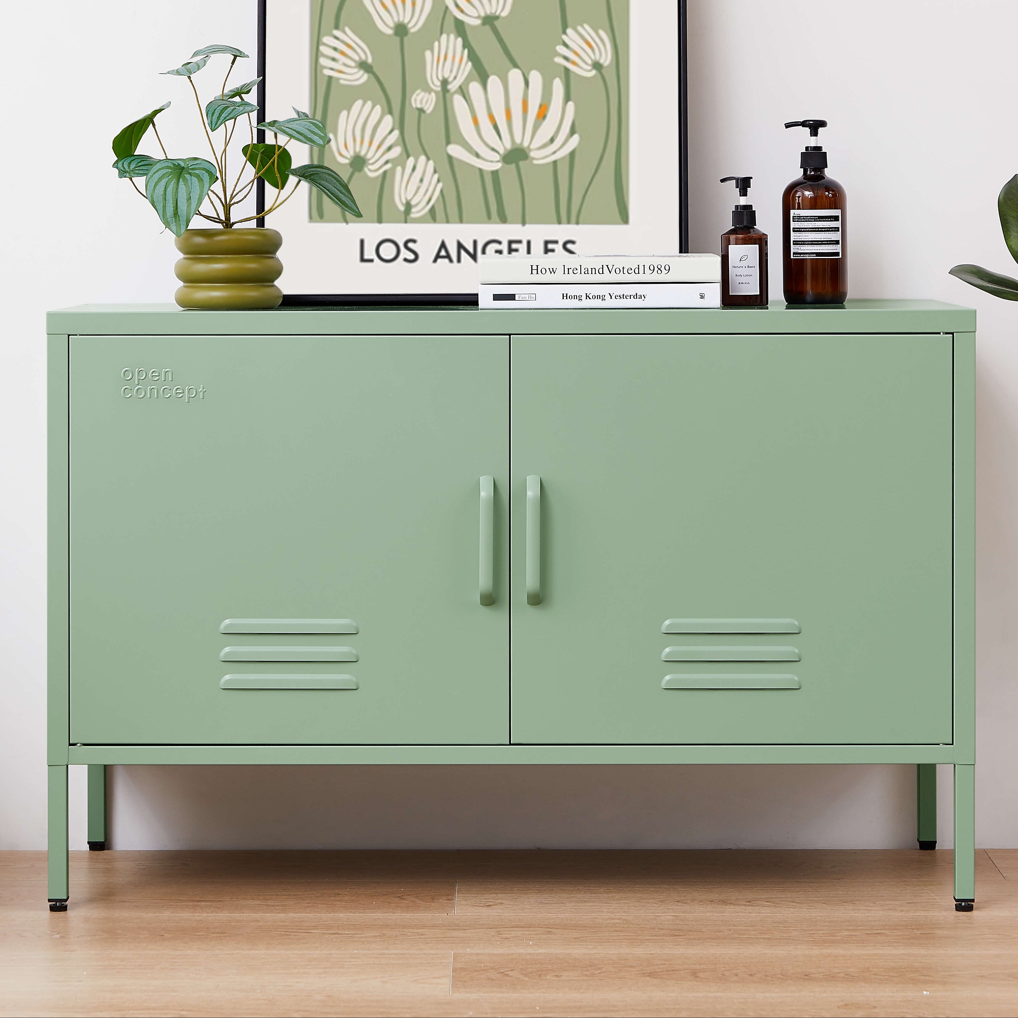 Rainbow Steel Storage Locker - Green – Space General