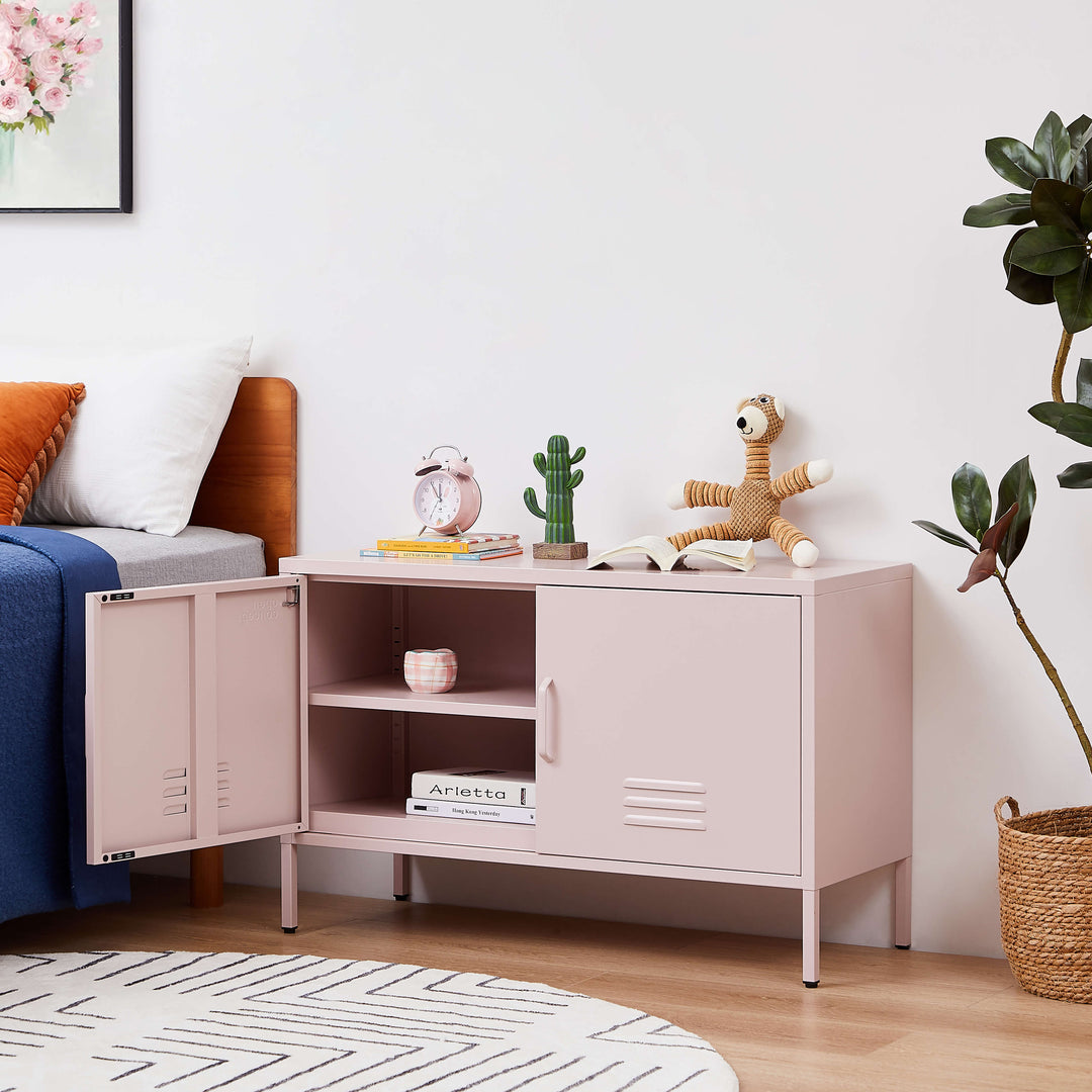 pink closet専用 Novogratz Cache Metal Locker Storage Cabinet | The Container