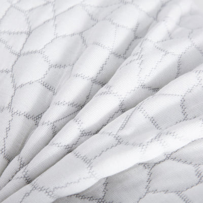 Shredded foam pillow designed for side and back sleepers with adjustable support

