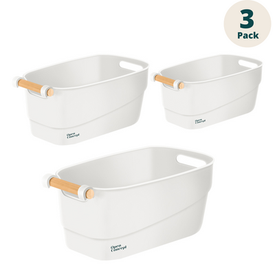 Storage Pantry Containers Baskets (Set of 3)