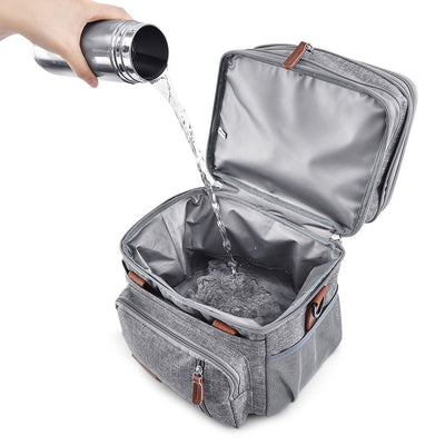 Large Reusable Insulated Lunch Cooler Bag