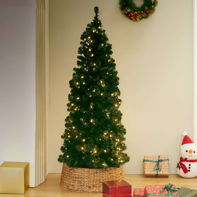 Sleek Fir Pre-Lit Christmas Tree - 180cm (6Ft)