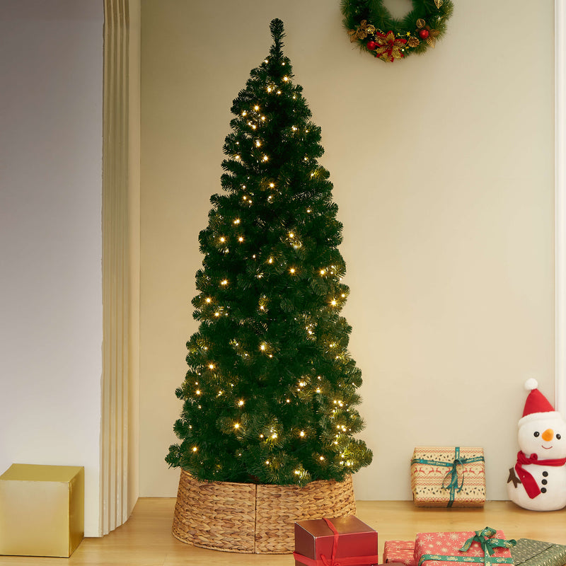Sleek Fir Pre-Lit Christmas Tree - 180cm (6Ft)