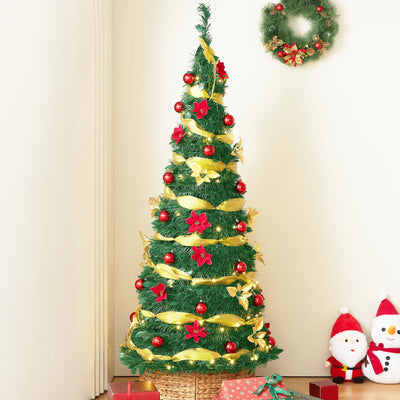 Pre-Lit Pre-Decorated Christmas Tree - 180cm (6Ft)