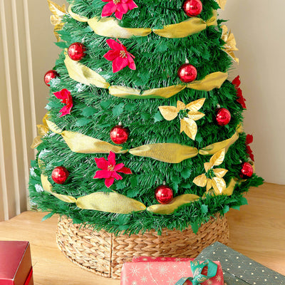 Pre-Lit Pre-Decorated Christmas Tree - 210cm (7Ft)