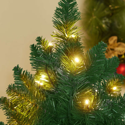 Sleek Fir Pre-Lit Christmas Tree - 180cm (6Ft)