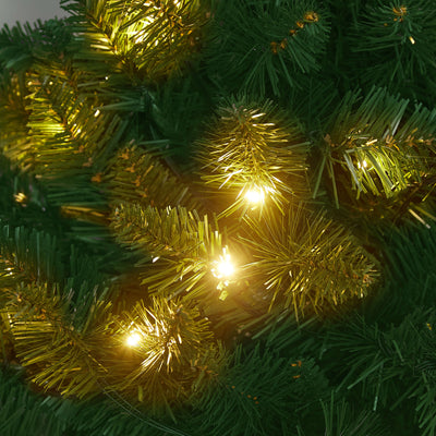Sleek Fir Pre-Lit Christmas Tree - 180cm (6Ft)