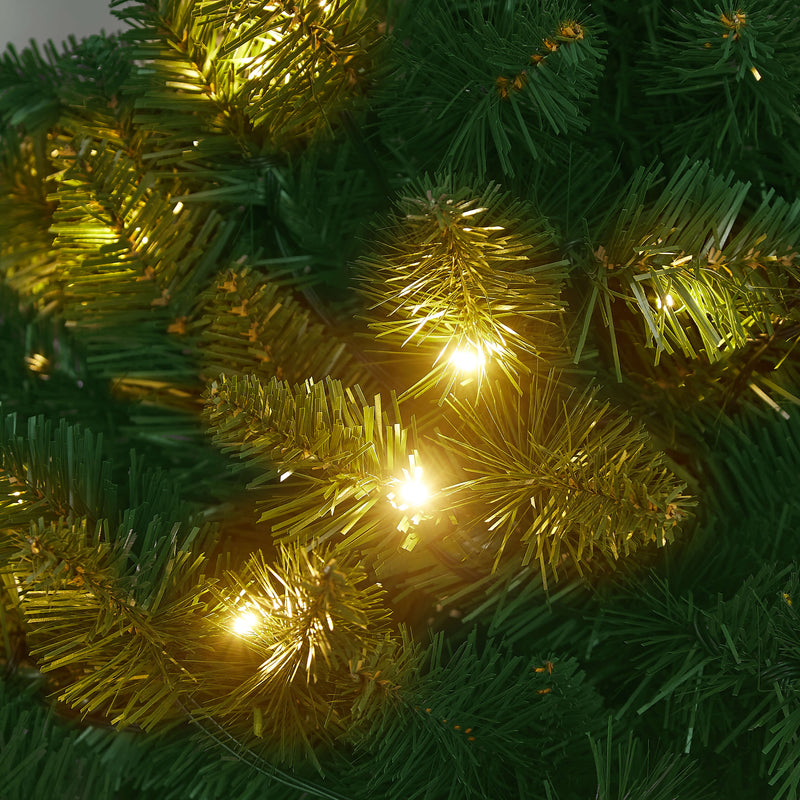 Sleek Fir Pre-Lit Christmas Tree - 180cm (6Ft)