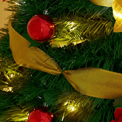 Pre-Lit Pre-Decorated Christmas Tree - 210cm (7Ft)